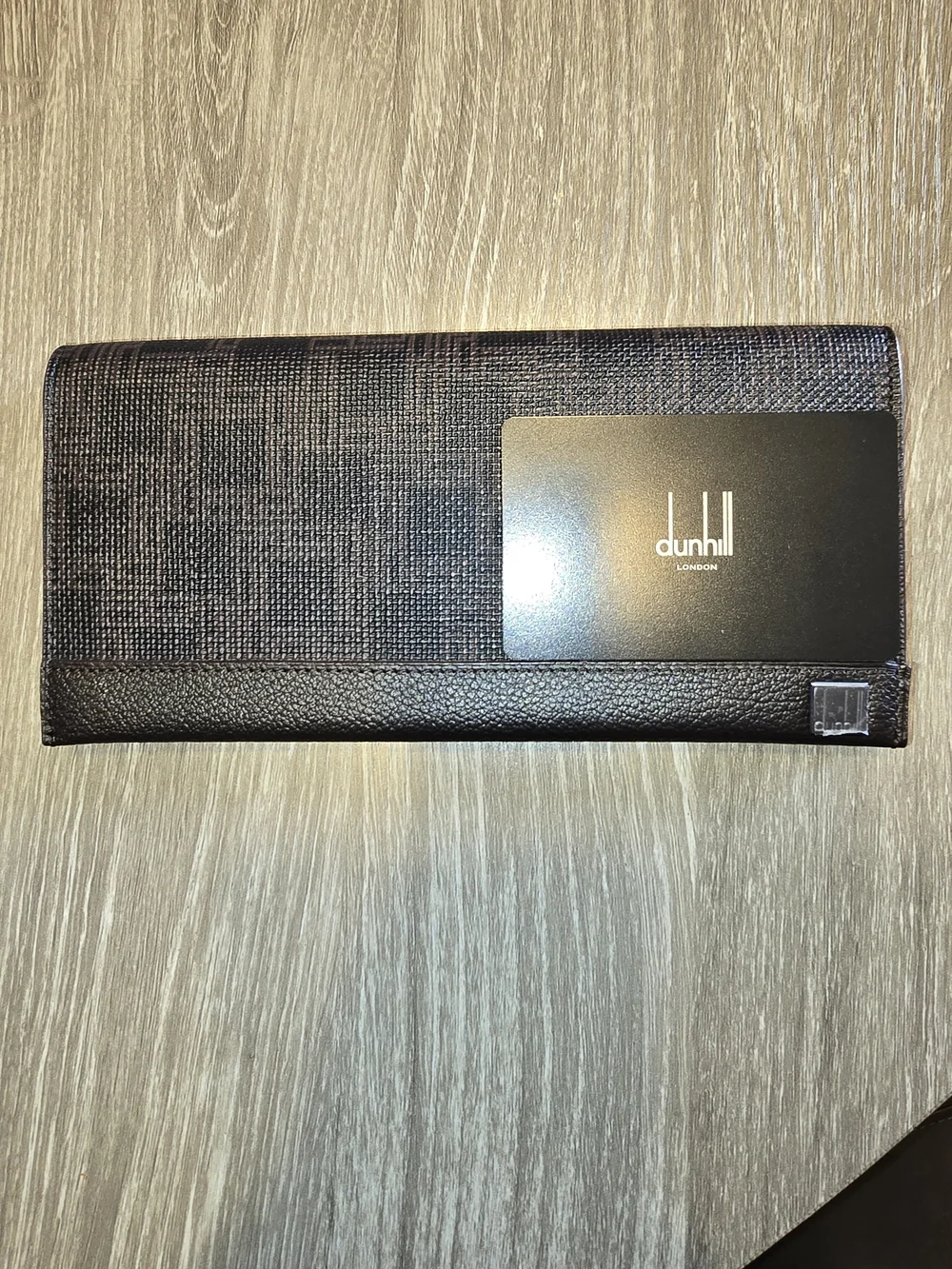 New Dunhill London Brown Long Bifold Wallet